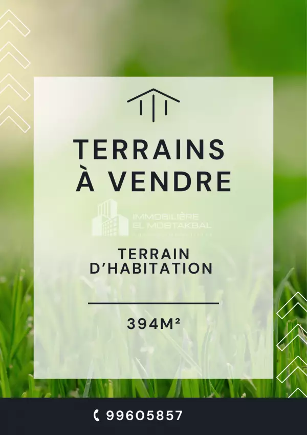 terrain d'habitation