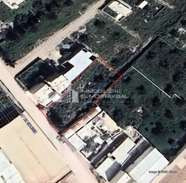A vendre un terrain d'habitation a Hammamet sud
