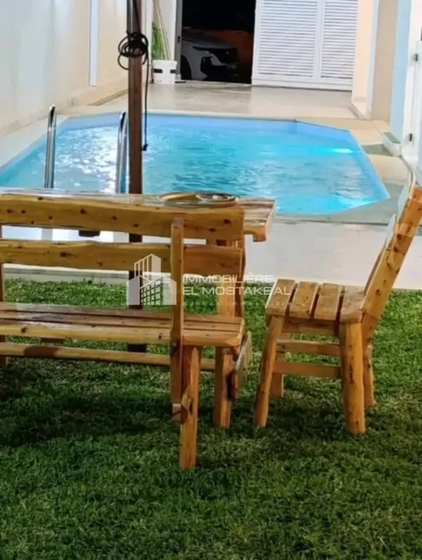 a loué villa s3 meublée a kelibia manosoura